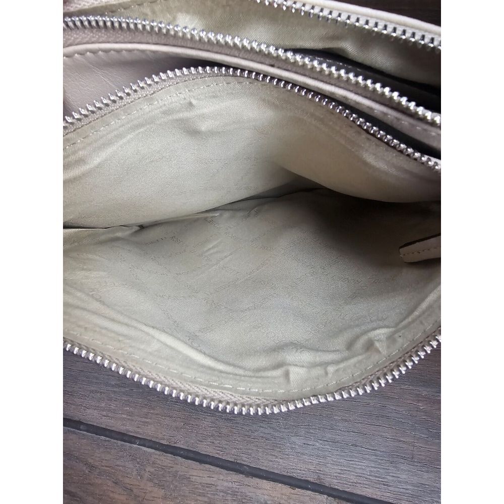 Rosetti Beige Purse Crossbody Shoulder Bag Adjustable Strap VG Multi Pocket - Picture 12 of 16